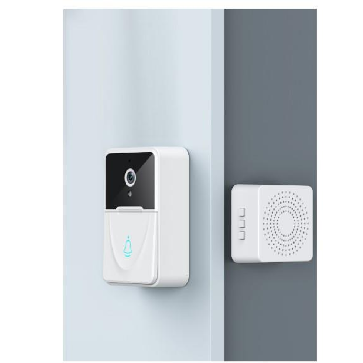Smart Wireless Video Doorbell Camera — HD Live View, Two-Way Talk & Night Vision