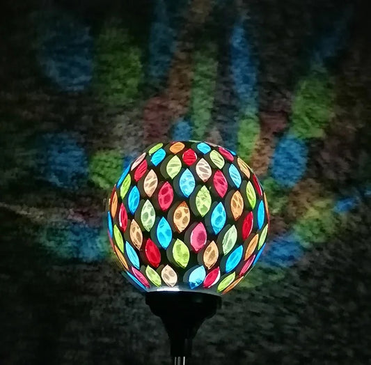 Solar Garden Light Ball — Colour Changing LED, Solar Powered, Outdoor Garden Décor