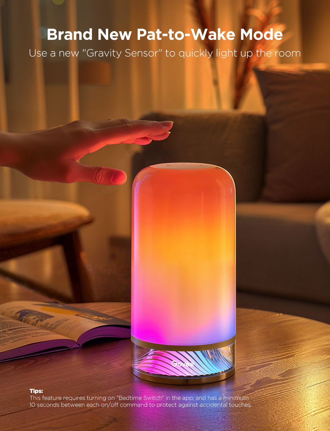 Govee Aura Smart Table Lamp — 16 Million Colours, App & Voice Control