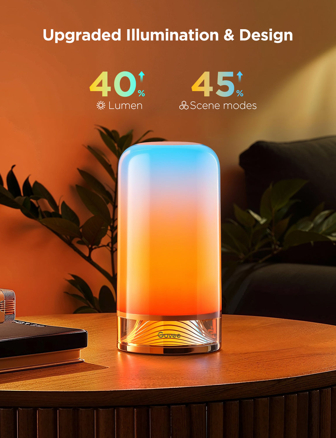 Govee Aura Smart Table Lamp — 16 Million Colours, App & Voice Control