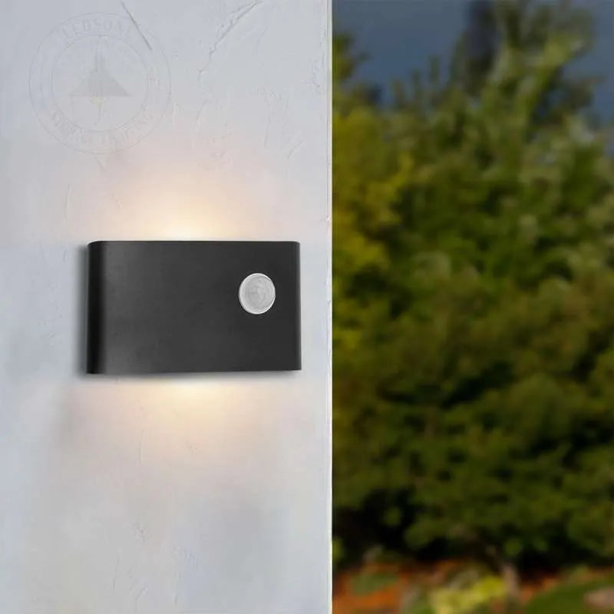 LEDsone 12W LED Motion Sensor Porch Light — IP54 Outdoor Security, Wall Light