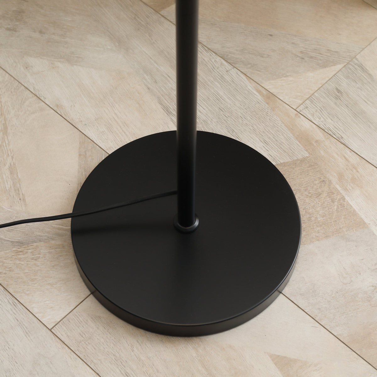 HOMCOM Industrial 3-Light Floor Lamp — 170cm, Dimmable, Black