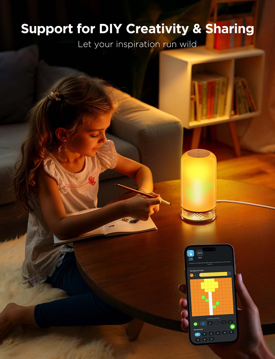 Govee Aura Smart Table Lamp — 16 Million Colours, App & Voice Control