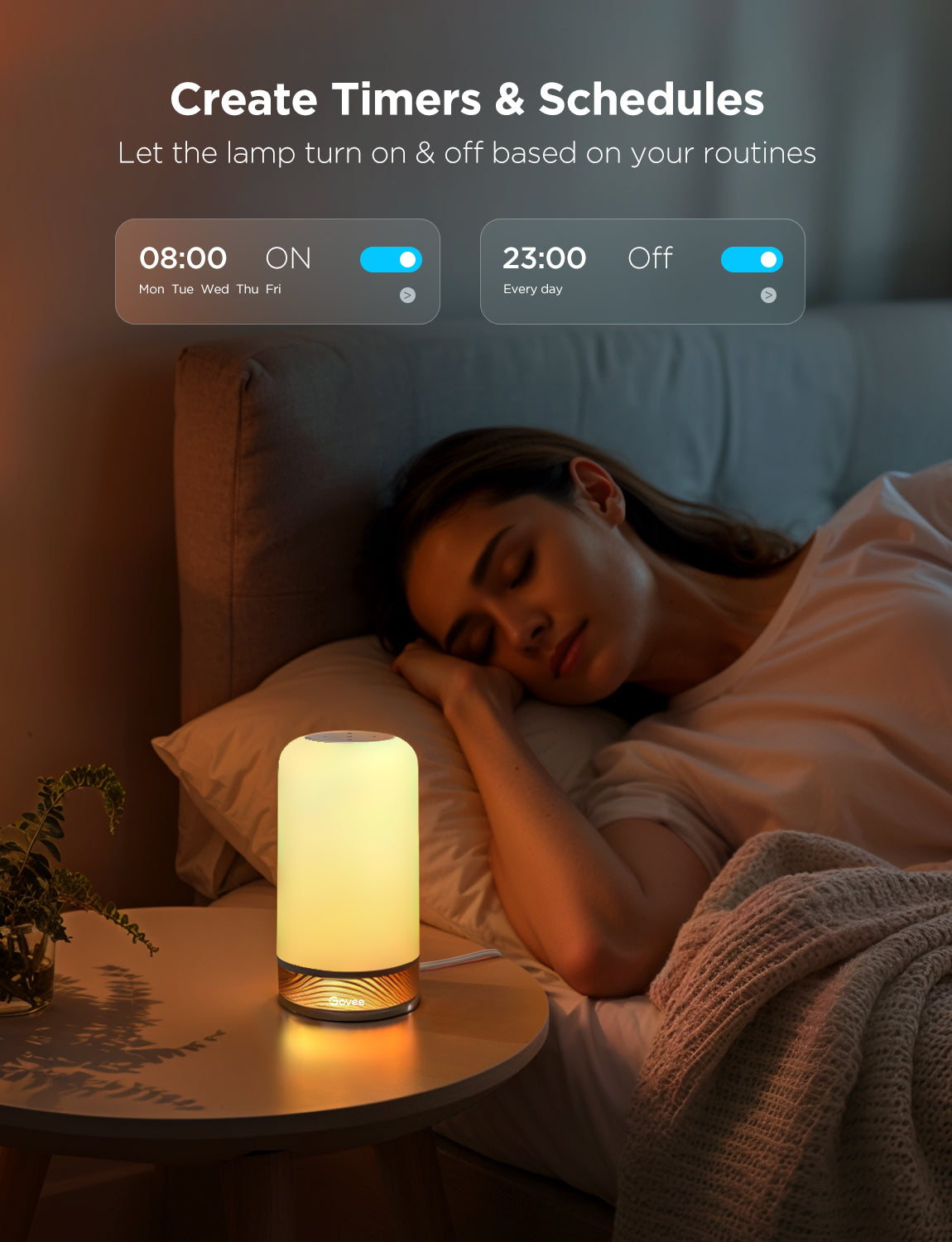 Govee Aura Smart Table Lamp — 16 Million Colours, App & Voice Control