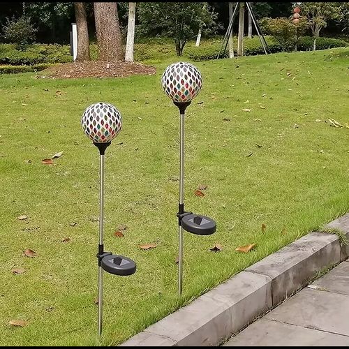 Solar Garden Light Ball — Colour Changing LED, Solar Powered, Outdoor Garden Décor